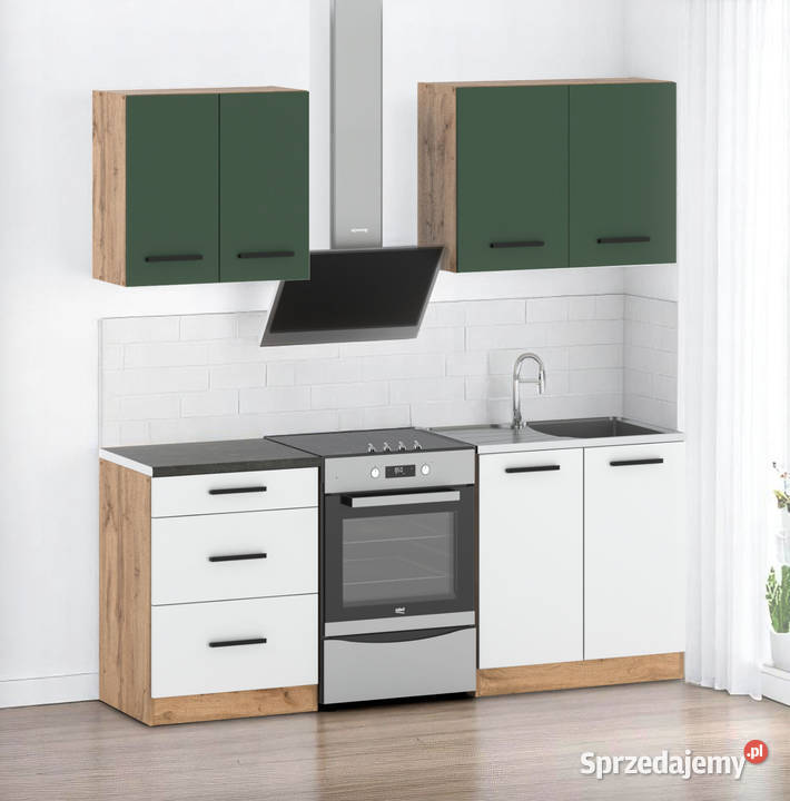 Meble kuchenne modułowe z blatem małe 2m wotan Elbląg