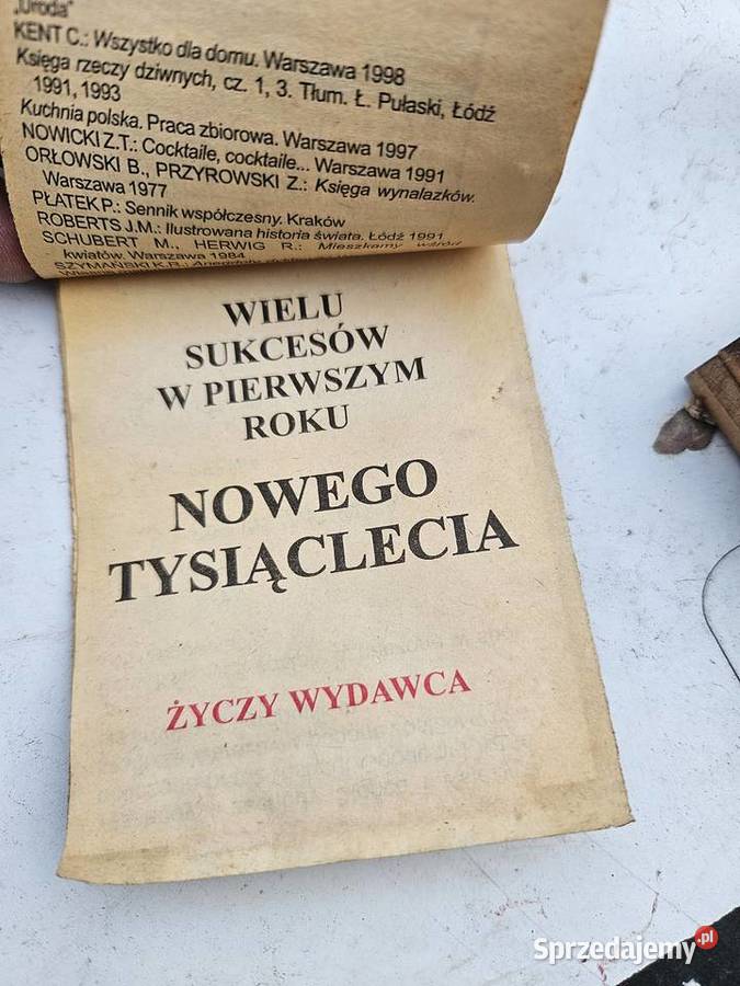 Kartka z Kalendarza 31 Grudnia 2000r 1 dzień do Kłodawa sprzedam