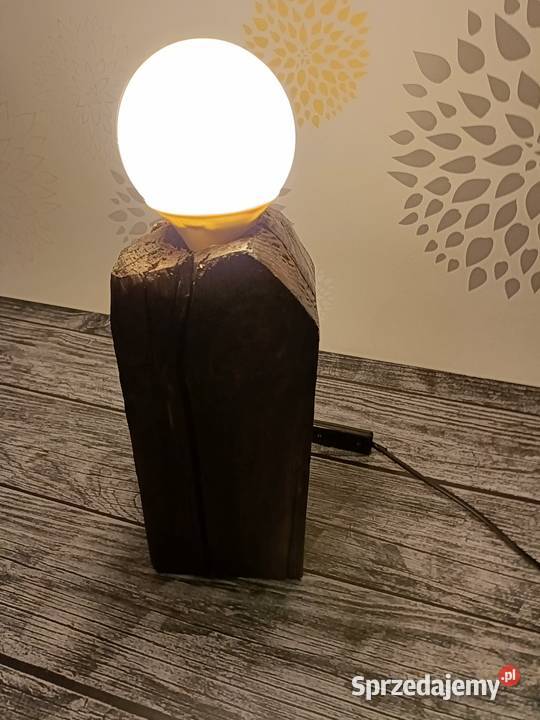 Lampy ze starego drewna Pozostałe Poznań
