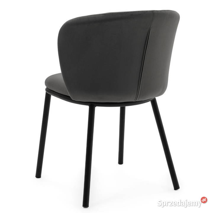 Szare Krzesło Tapicerowane Bari Wysyłka 24H wielkopolskie Tarchały Małe