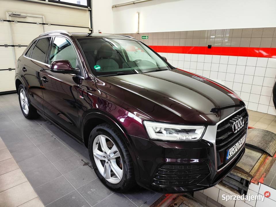 Audi Q3 20 tdi 184 Quattro S line dużym serwisie małopolskie Gorlice