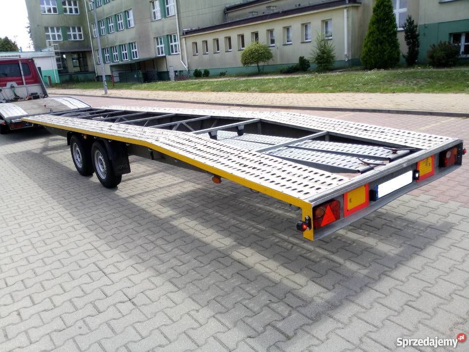 Laweta BORO 8m na dwa auto dłużyca DMC 3500 Motoryzacja