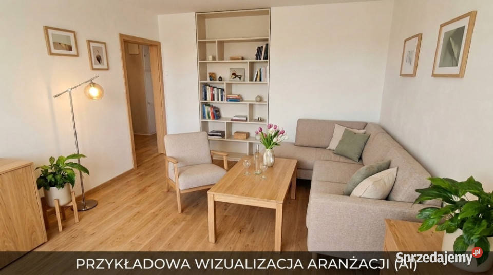 2 pokoje 48 m z balkonem Szczecin pętla 300 m