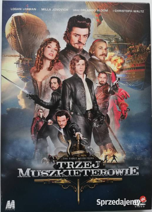 Trzej Muszkieterowie DVD Orlando Bloom Christoph przygodowy łódzkie sprzedam