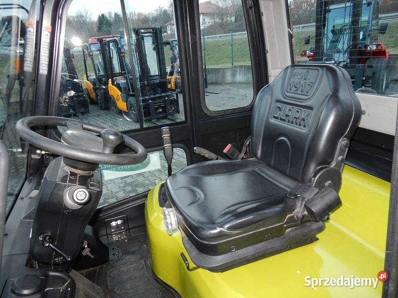 Gazowy wózek widłowy Clark C50SL Triplex 338 mth Wózki widłowe małopolskie Mogilany