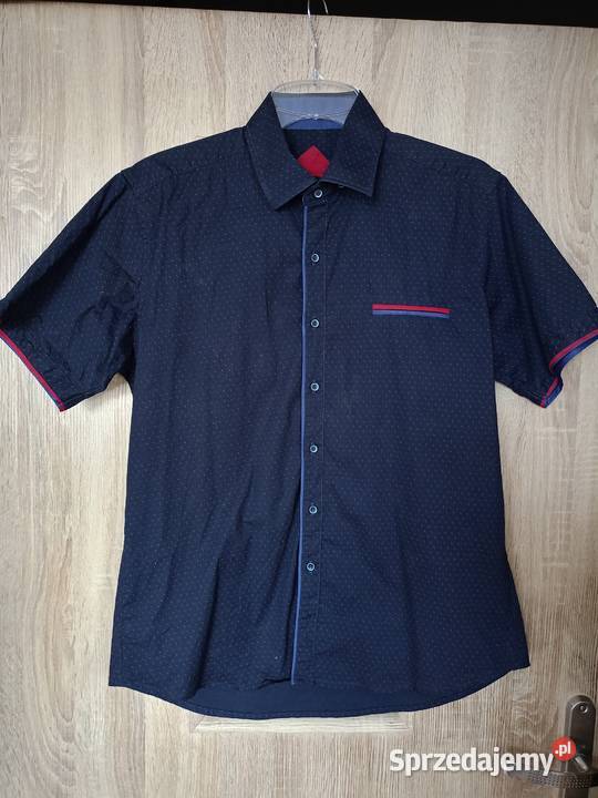 Koszula męska granatowa Gifts Total dlim fit M Odzież i bielizna męska podkarpackie sprzedam