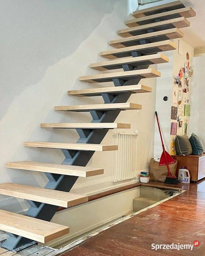 Schody Jednobelkowe jednowangowe produkcja