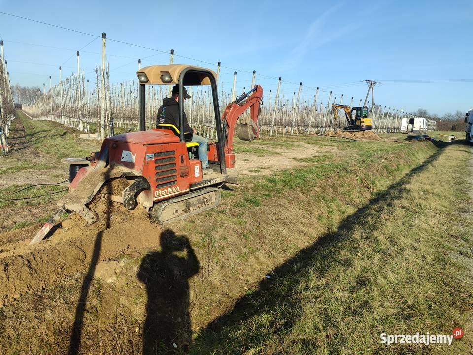 Koparka łańcuchowa Ditch Witch HT 25 na Goszczyn
