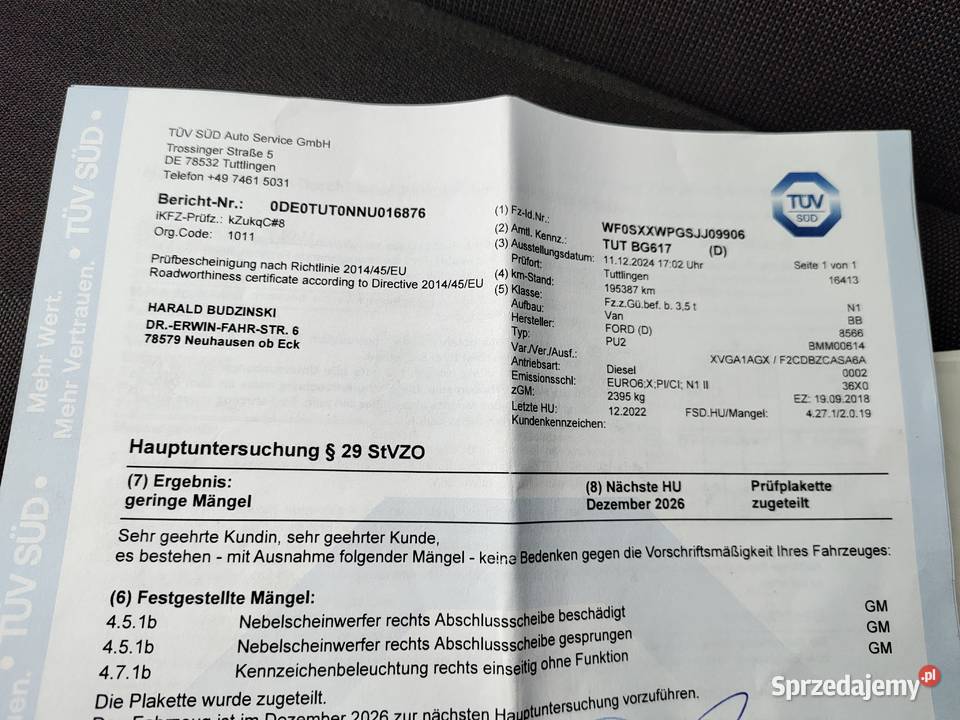 FORD TRANSIT CONNECT MAXI Leszno