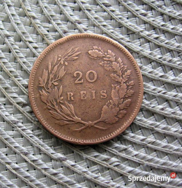 Portugalia 20 Reis 1892r wielkopolskie