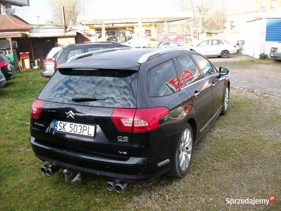 Citroen C5 automat z gazem III 2008 elektrycznie ustawiane fotele Citroën śląskie Katowice