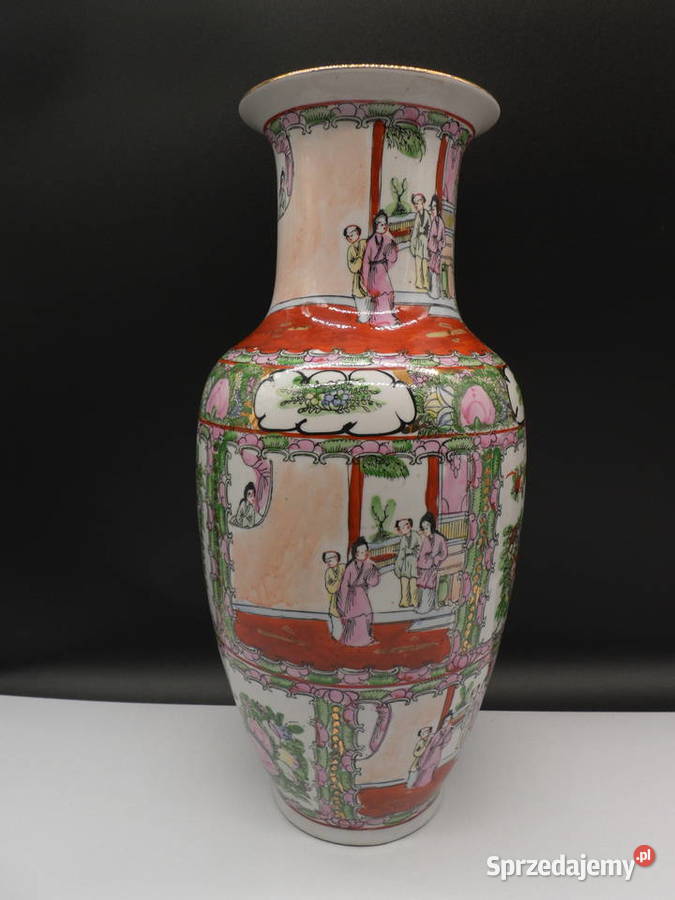 Porcelanowy wazon duży Chiński wys 47