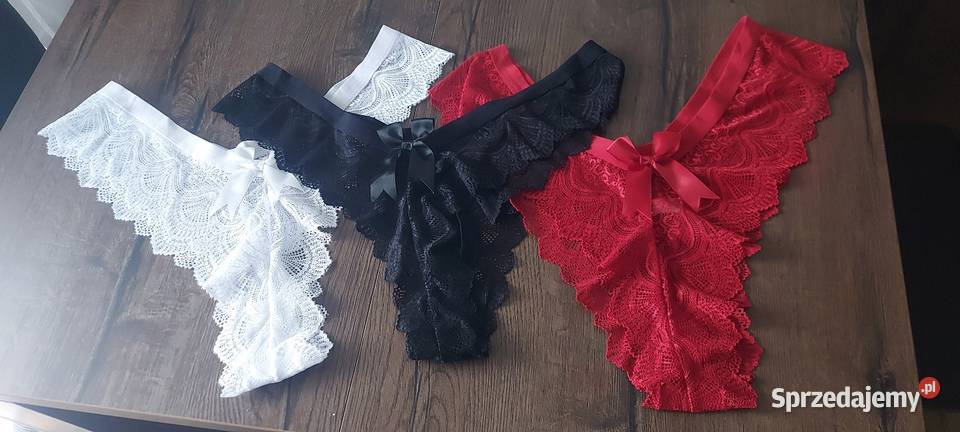 3 sztuki damskich majtek z kokardką 4XL SHEIN Chełm