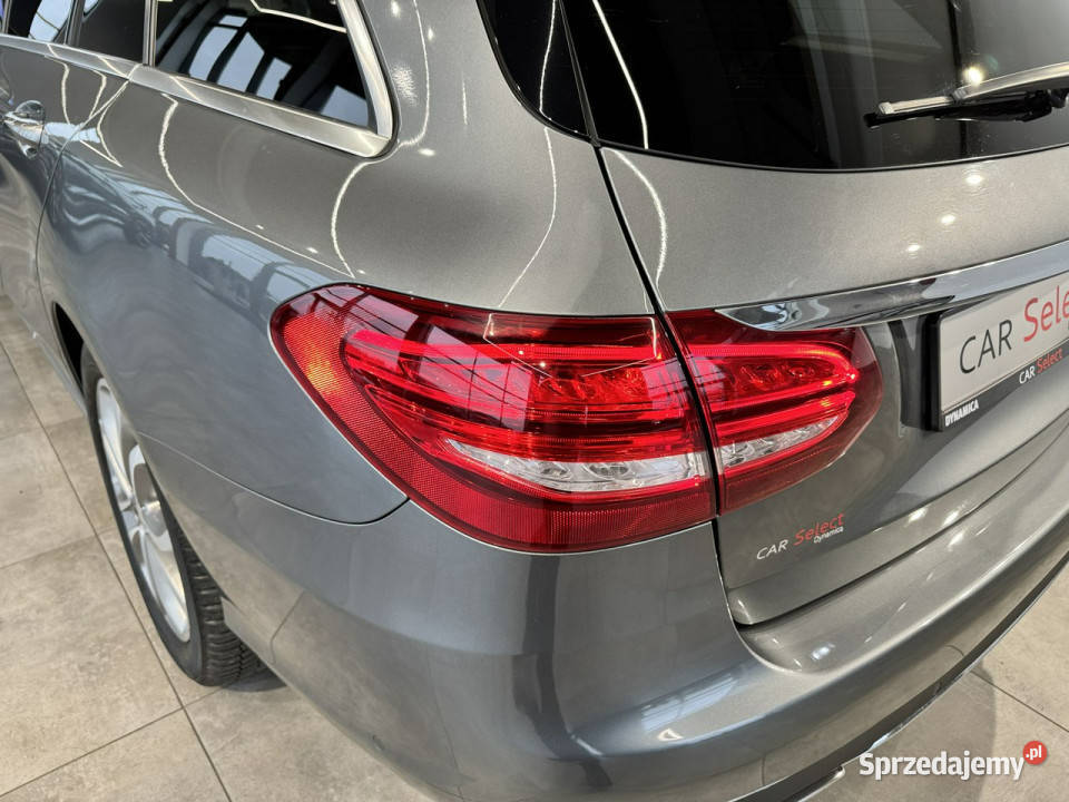 Mercedes C 200 T 20 184 automat 2016 r salon kurtyny powietrzne Myślenice