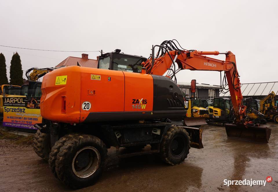 Koparka kołowa Hitachi ZX 140W 2010 Jeziorko sprzedam