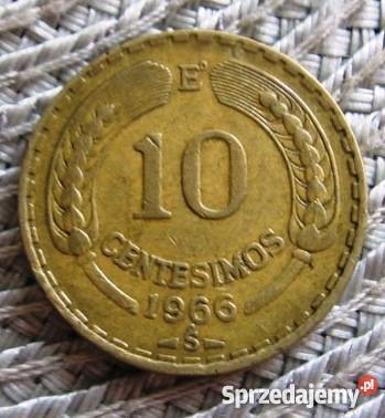 Chile 10 Centesimos 1966rKondor Kalisz