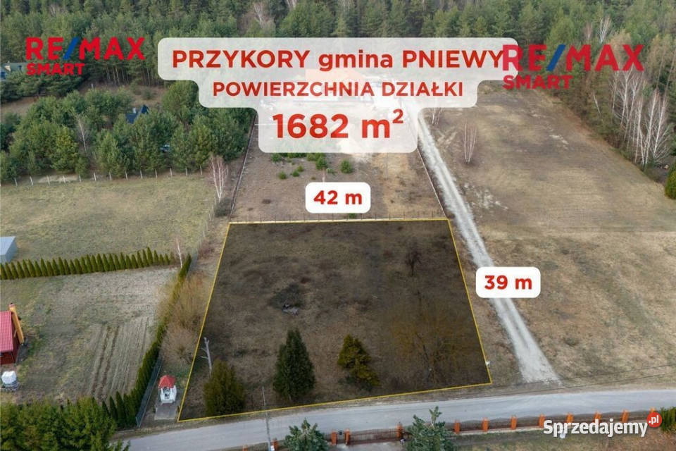 Działka budowlana Przykory gmina Pniewy