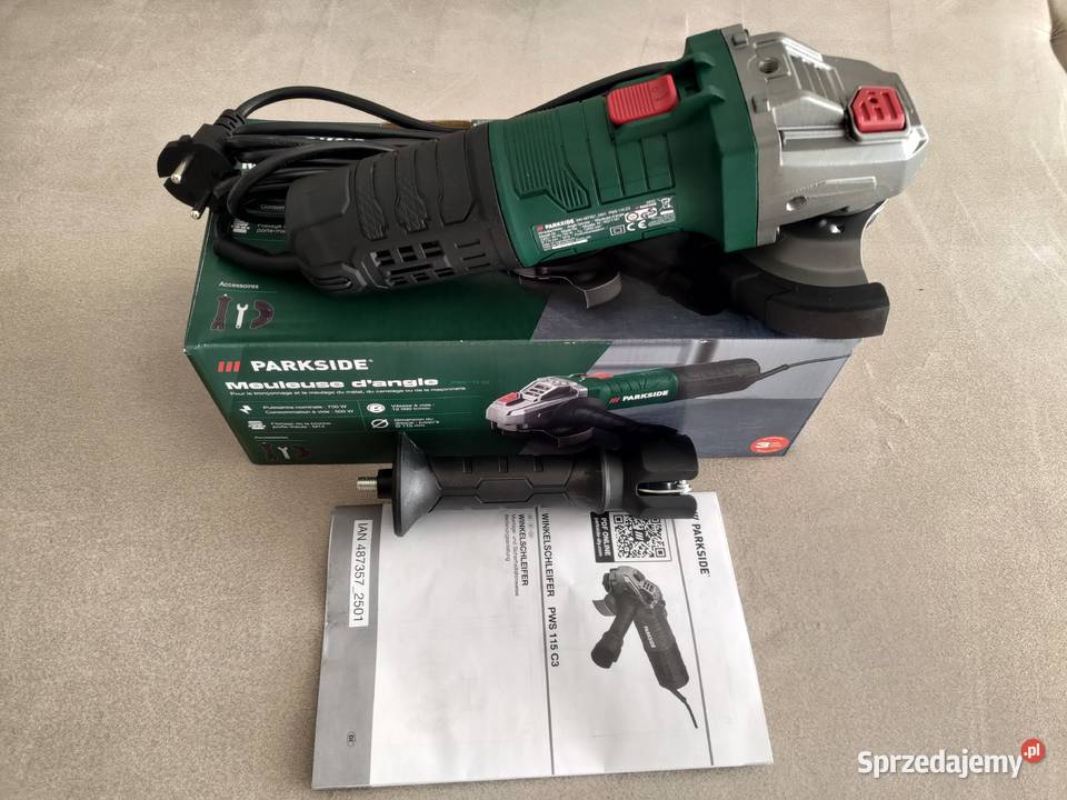 Szlifierka Parkside PWS 115 C3 750W 115mm NOWA
