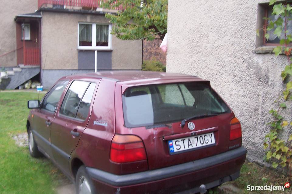 VW Golf 3 18 benzyna gaz 5 drzwi wspomaganie kierownicy sprzedam
