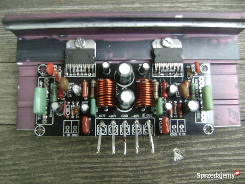 Wzmacniacz moduł 2x60W na TDA 7294 z radiatorem