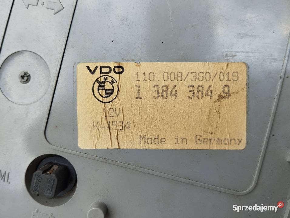 Licznik zegary BMW E34 VDO 110008360019