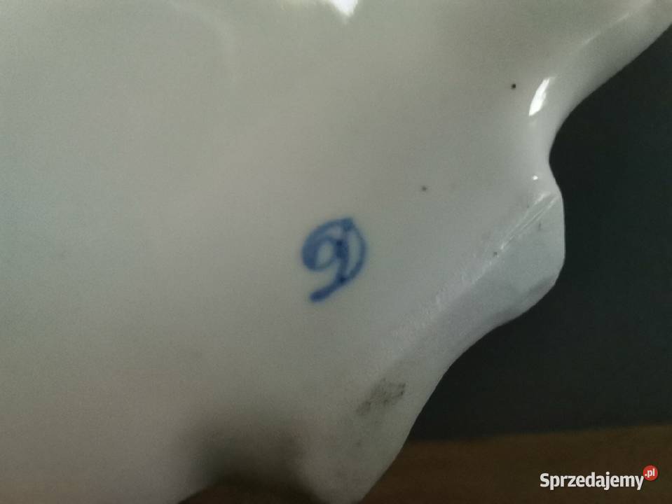 Stary duży unikatowy wazon porcelana Janina Katowice