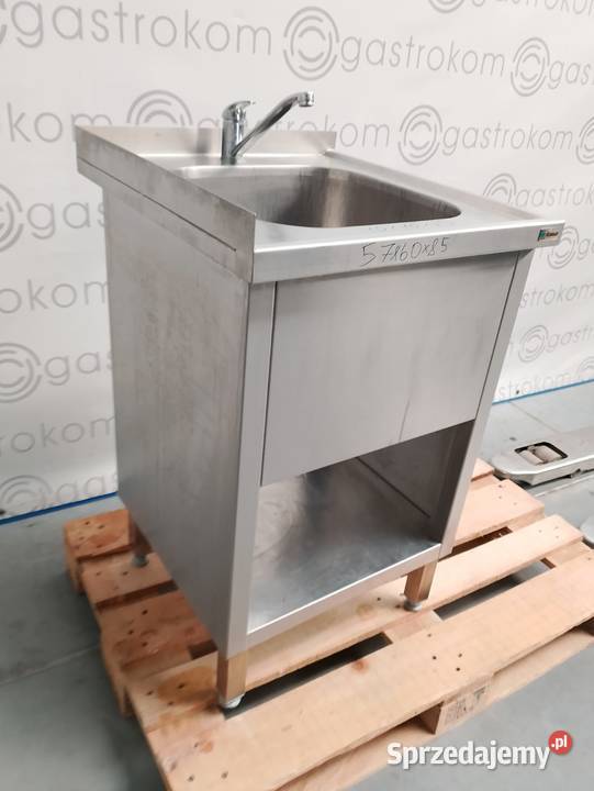 Stół ze zlewem i półką 57x60 rant TL