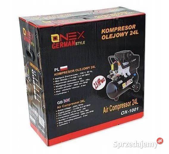 KOMPRESOR OLEJOWY SPRĘŻARKA 50L ONEX OX1004 Zduńska Wola