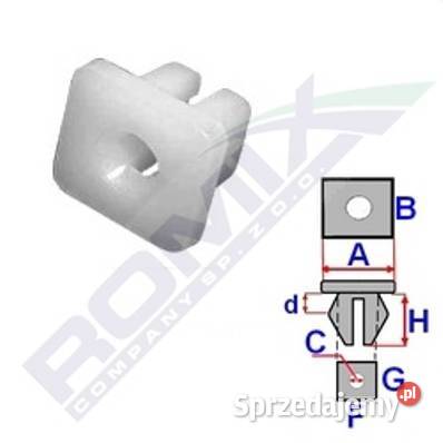 kostka montażowa biała motoryzacja samochód sprzedam