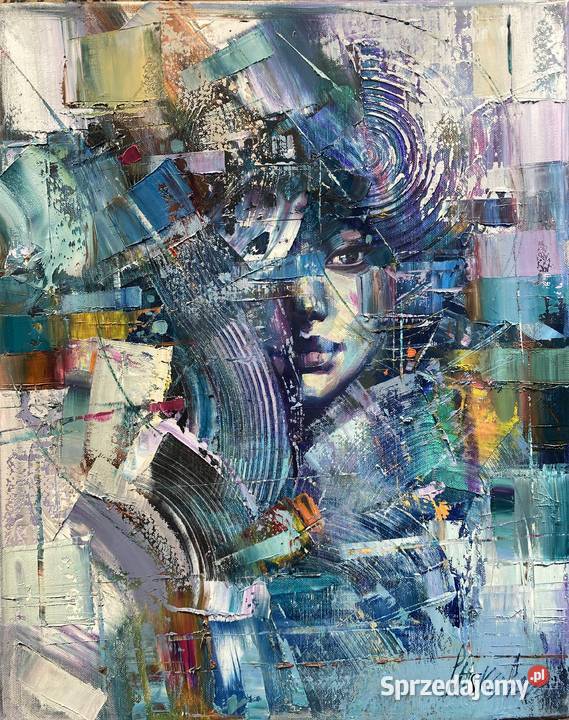 Pitsko Giennadij Czarodziejka 50x40 obraz olejny Malarstwo pomorskie