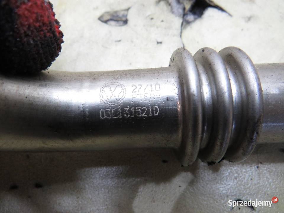 RURKA PRZEWÓD EGR AUDI Q5 8R 20 TDI 03L31521D osobowe Pozostałe