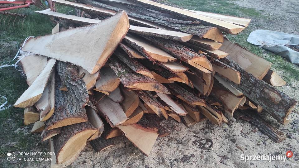 Opał obladry dębowe grube warmińsko-mazurskie Wawrowice