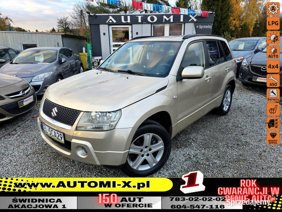 Suzuki Grand Vitara MEGA STAN LPGAUTOMAT 4x4 Świdnica