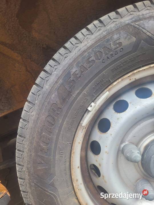 Komplet kól wielosezonowych transit mk8 goodyear Łódź