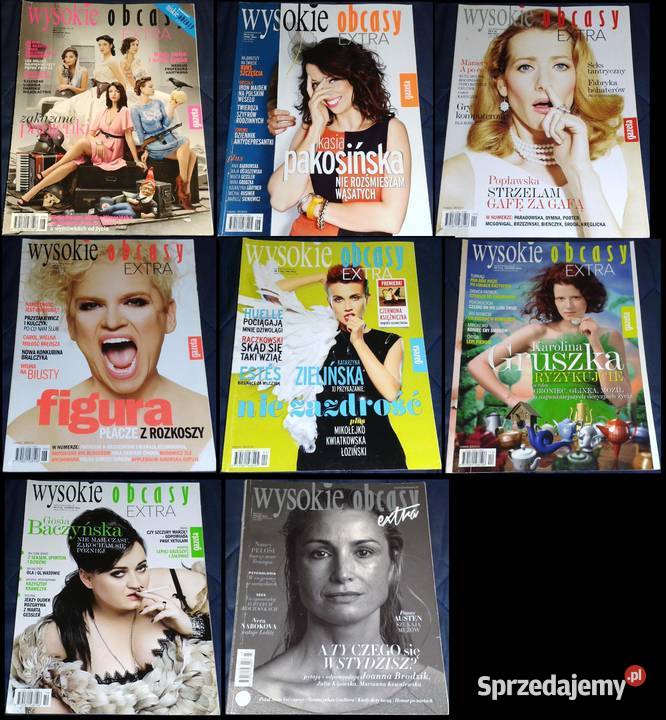 Wysokie obcasy 8 egzemplarzy Kultura i Rozrywka Chełm sprzedam