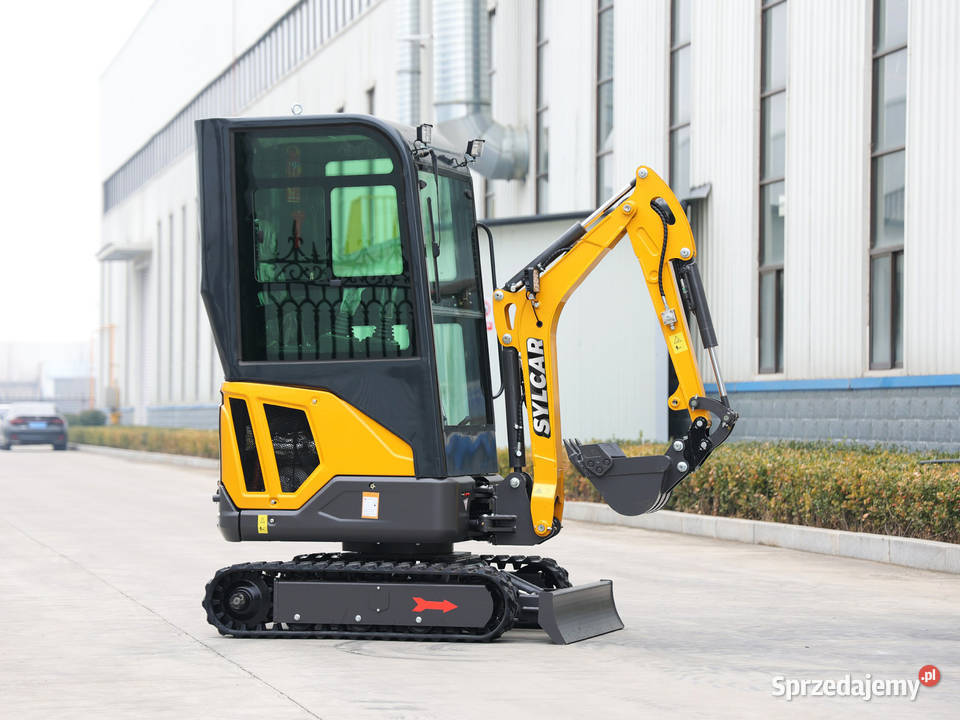 Minikoparka 16t Sylcar Kabina Skrętne ramie Radom