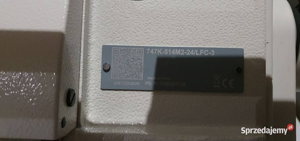 OVERLOCK SIRUBA 747L514M324LFC3 WSZYWANIE GUMY kujawsko-pomorskie