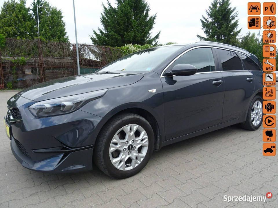 Kia Ceed 10 TGDI 120 Sportswagonwersja M Salon wielofunkcyjna kierownica Łódź