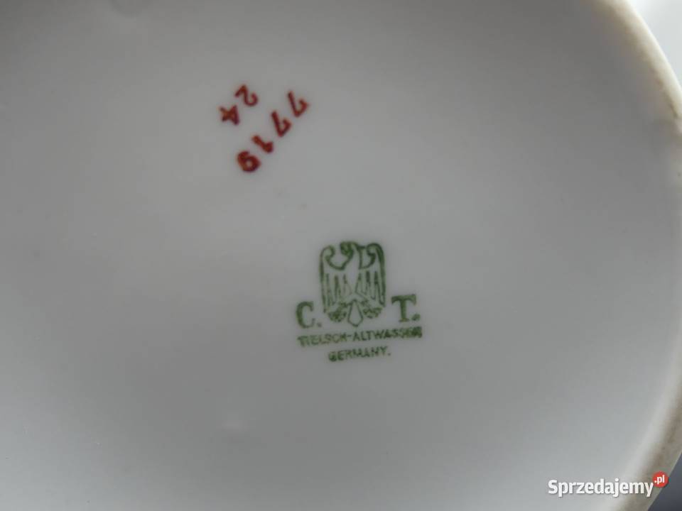 Piękna bomboniera art deco Carl Tielsch Stary