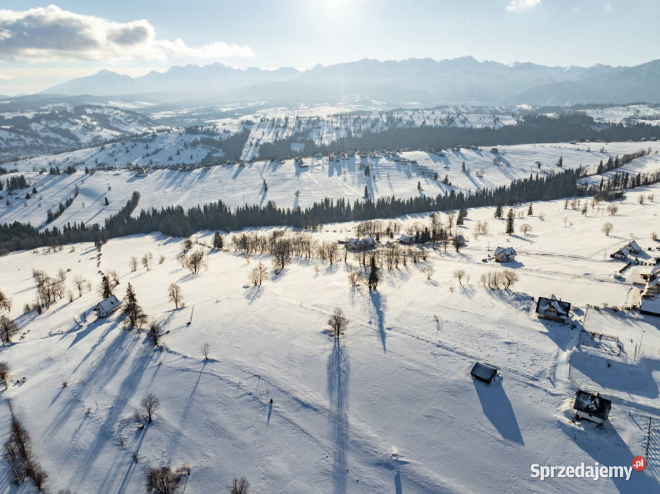 Widokowa działka w Sierockiem 847m2 budowlana małopolskie Sierockie