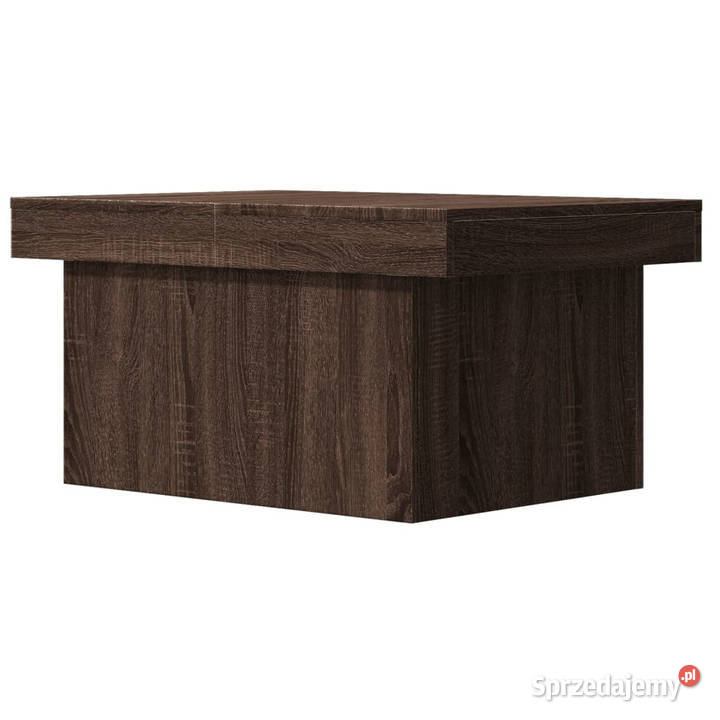 Stolik kawowy brązowy dąb 100x55x40 WM840876 Stoły