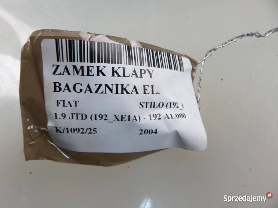 ZAMEK KLAPY FIAT STILO 192 65006100
