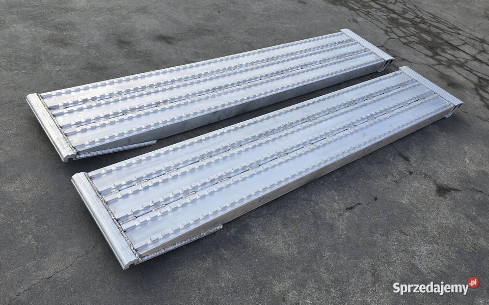 Najazdy aluminiowe 91 tony 2800x450x90mm ciężarowe Lubanie