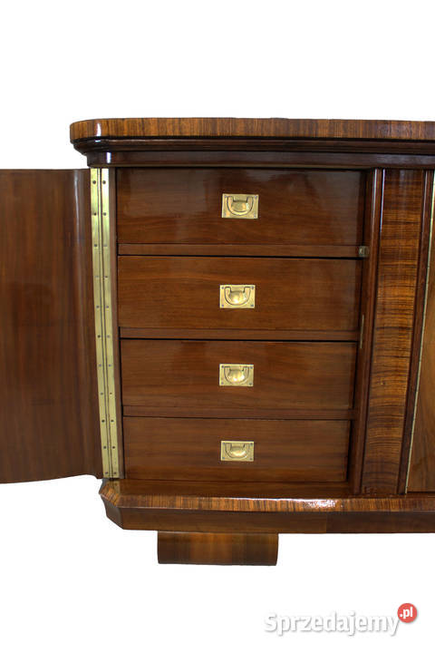 Perfekcyjny bufet Art Deco z czarnym blatem kujawsko-pomorskie Bydgoszcz