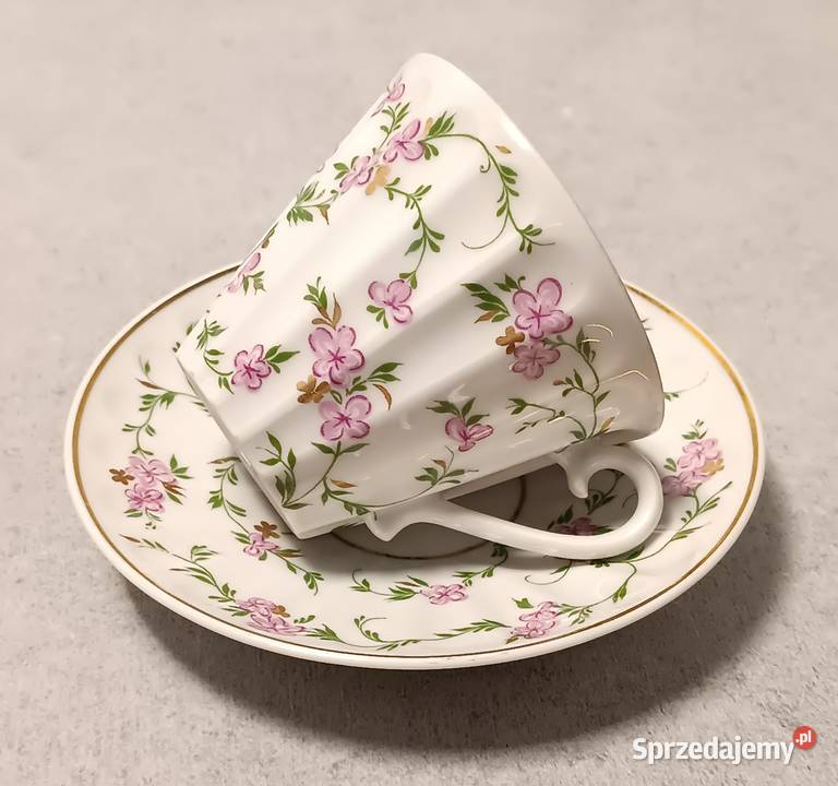 Łomonosow Duet Girlandy Kwiatowe ZSSR Lomonosov Porcelana i szkło Jawor