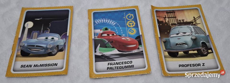 Karty Disney Cars 2 3 Profesor Sean Francesco Czeladź