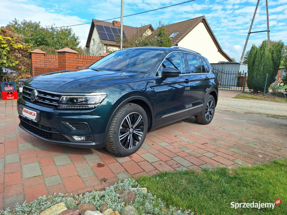Volkswagen Tiguan 4X4 Klimatronik Ledy Xsenon światła LED Załom