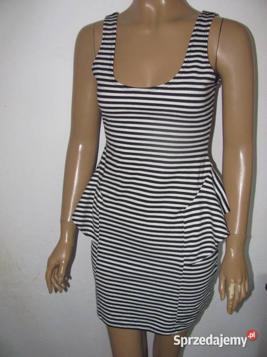 sukienka w paski WEREHOUSE r 10 M 38