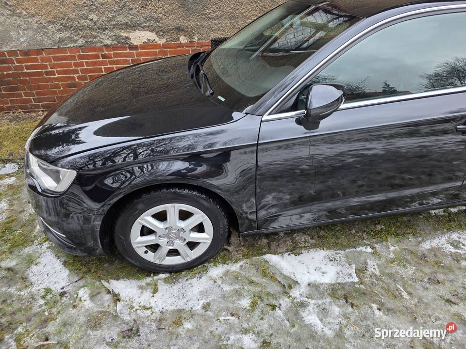 Audi A3 20 150 czarny fotele S3 skórą alkantara 150KM Wałbrzych