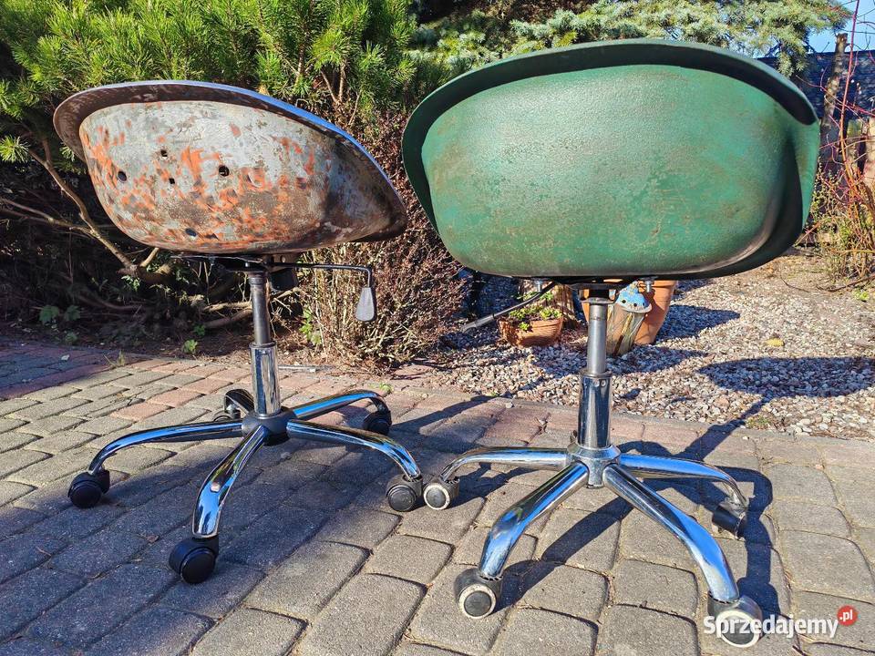 Vintage siedziska z traktora Osiniec